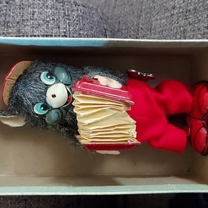 Vintage 1950 Tin Toy Key Wind Up Bear Made In Japan